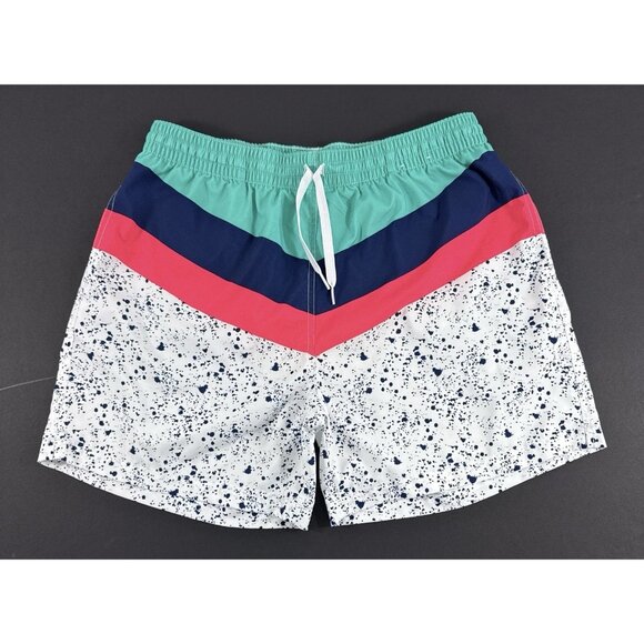 Chubbies Mens Swim Trunks Size XL Aquatic Libations 5.5" Shorts Retro 80s 90s - Picture 1 of 8